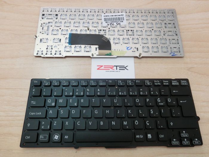 SONY Vaio VPCSA VPCSD VPCSB Serisi Klavye Siyah Türkçe