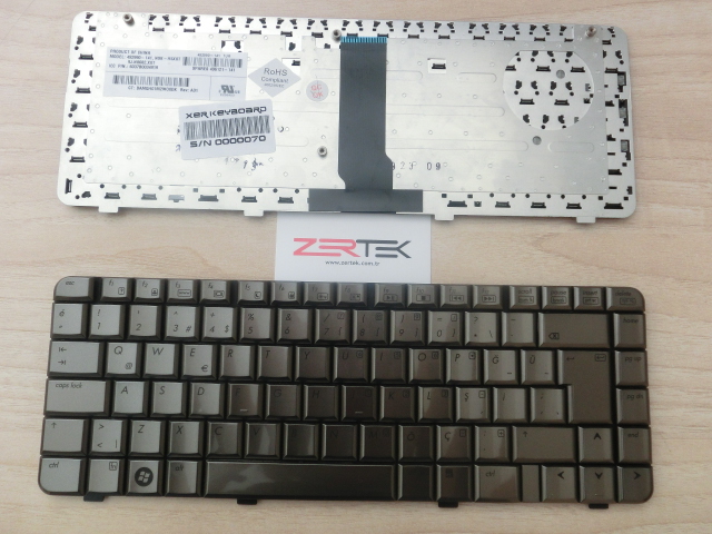 HP DV3000, Hp DV3100, Hp DV3500, Hp DV3600, Hp DV3700, Hp DV3800, Klavye Türkçe