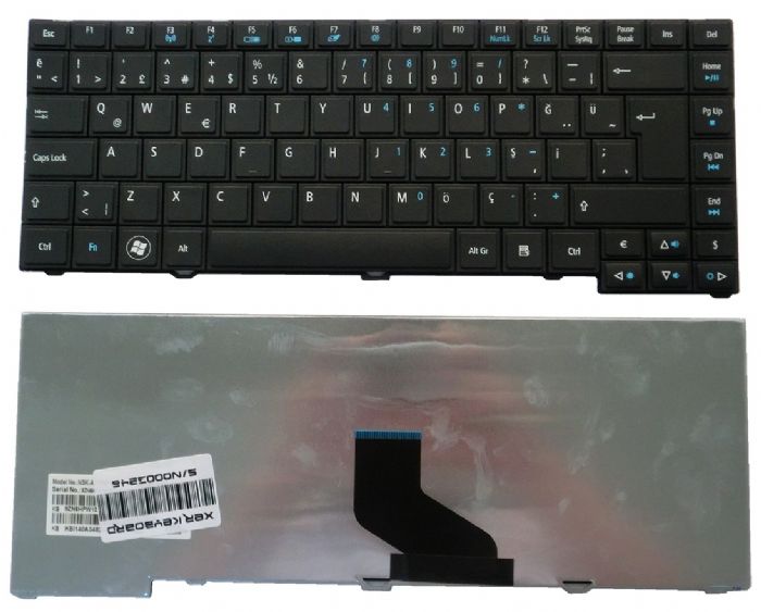 Acer Travelmate 4750, Acer TM4750, 4740, 4745, 4741, 6495, 8473 Klavye Türkçe NSK-AY1PW 0T
