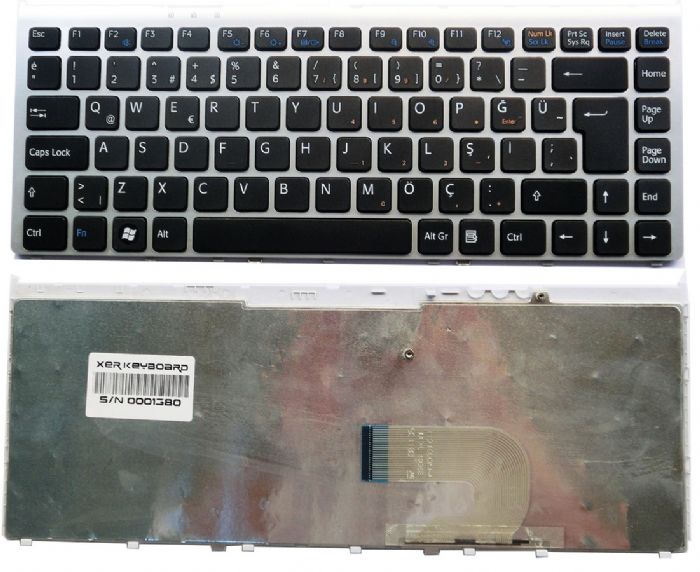 Sony VGN-FW Klavye Türkçe VGNFW, PCG-3D1M PCG-3H1M PCG-3F1M