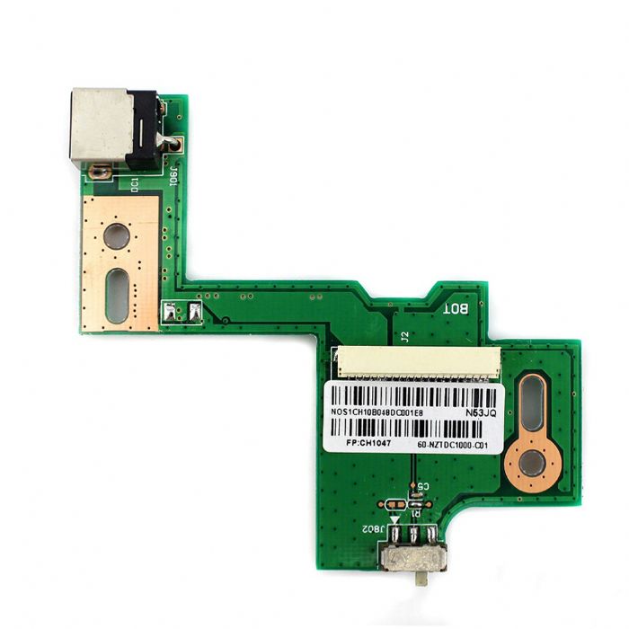 Asus N53, Asus N53DA, Asus N53JF, Asus N53JG, Asus N53JL, Asus N53JN, Asus N53JQ, Asus N53SV, Asus N53SN, Asus N53SM, Asus N53SV, Asus N53TA, Asus N53TK Dc Power Board DC Jack Soket Switch Power Board