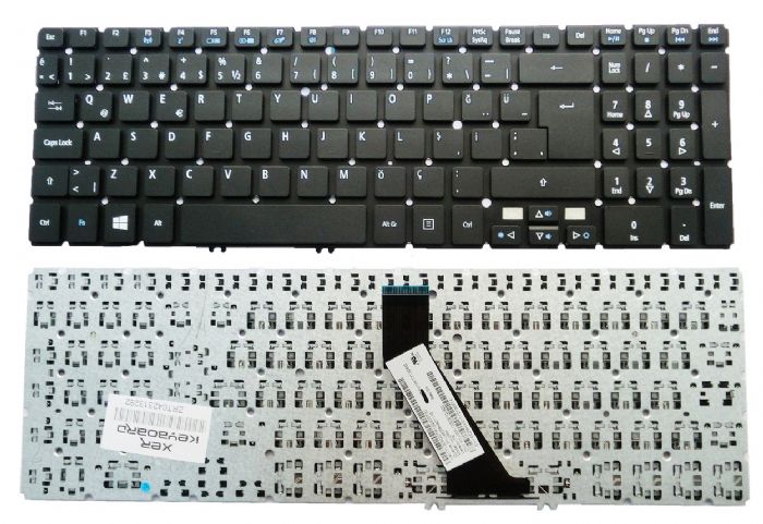 Acer Aspire V5, V5 531, V5 571, V5 571G, V5 573, V5 573G, Klavye Türkçe AEZRKA1110 MP 13G26TQ 920