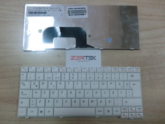 Lenovo S12 Klavye Türkçe Beyaz V-108120As1 25-008548 V-108120Ak1