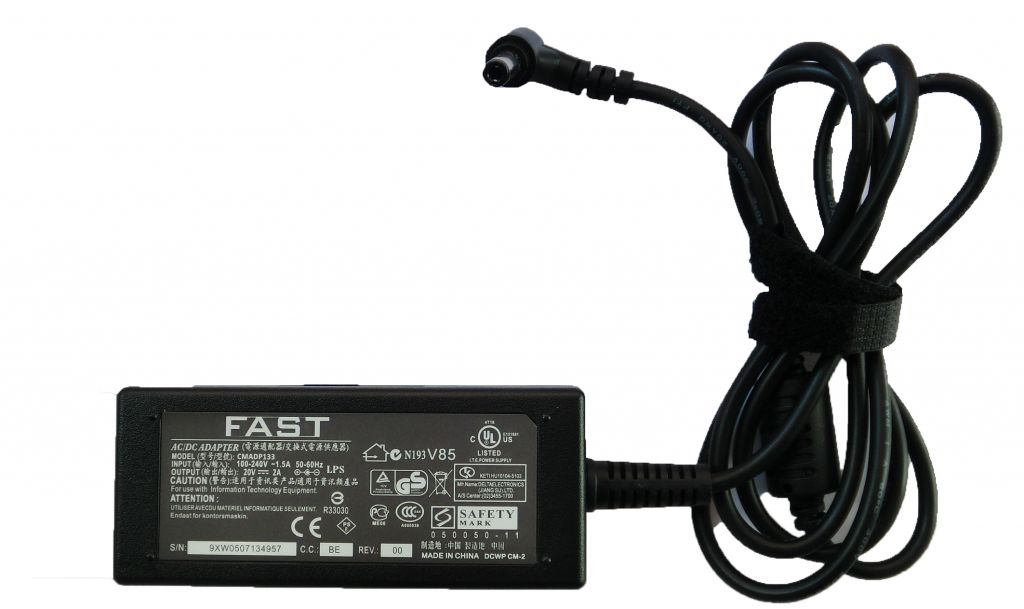 Lg, Msi, Exper 20V 2A Netbook Adaptör 5.5 X 2.5 mm