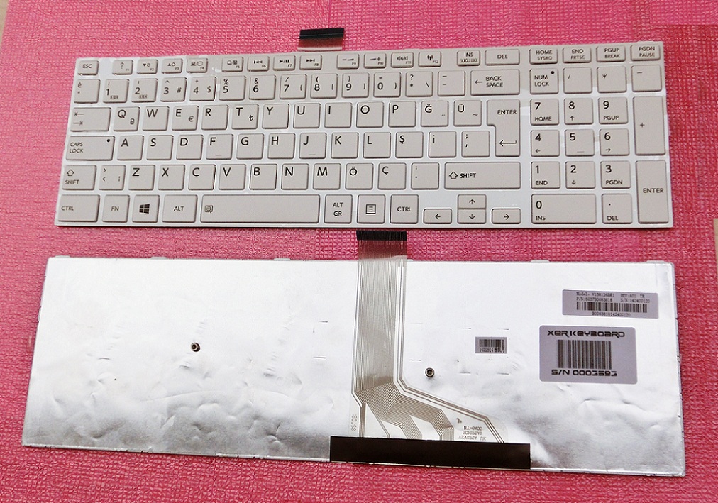 Toshiba S50 Klavye Türkçe Beyaz V138126BK1