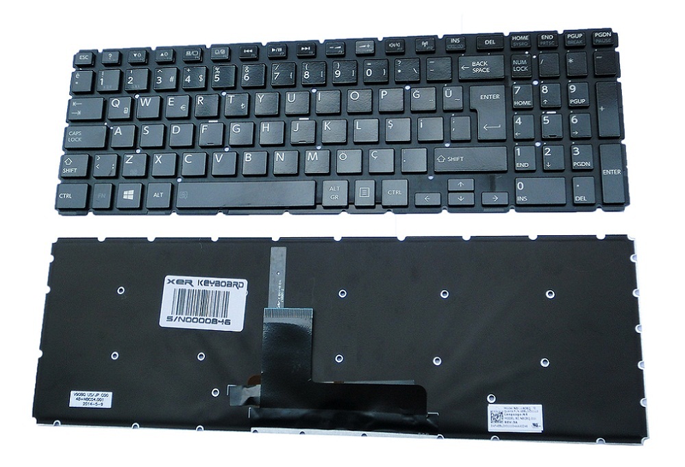 Toshiba L50-B, Toshiba C55D-C-120 Klavye Türkçe NSK-V90SQ AEBLIG00110