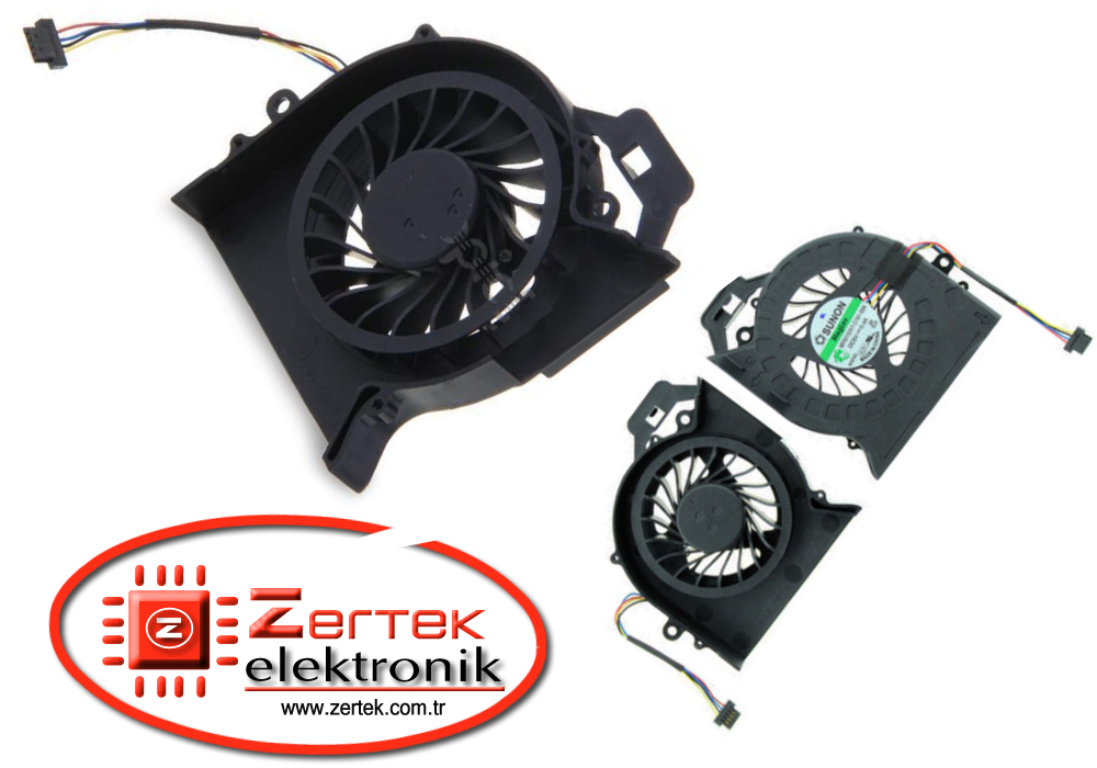 Hp DV6-6000 Hp DV7-6000 CPU FAN Mf60120v1-C180-S9a(Dc5v 2.0A)/Ksb0505hb(Dc5v 0.4A)