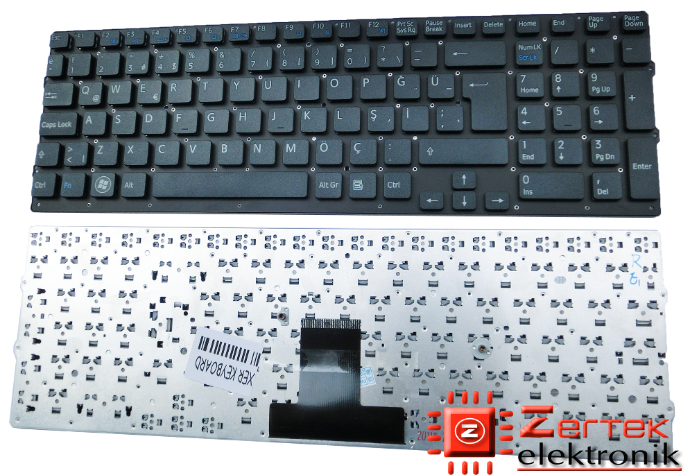 SONY VPCEB SONY VPC EB KLAVYE TÜRKÇE SİYAH V111678A (ÇERÇEVESİZ)