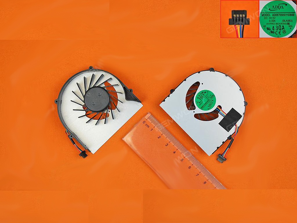 Lenovo B560, Lenovo B565, Lenovo V560 Fan Ksb0605hc Ad07105hx09kb00 Ab5605hx-Q0b Ad06705hx11db00 Ab7205hx-Gc1
