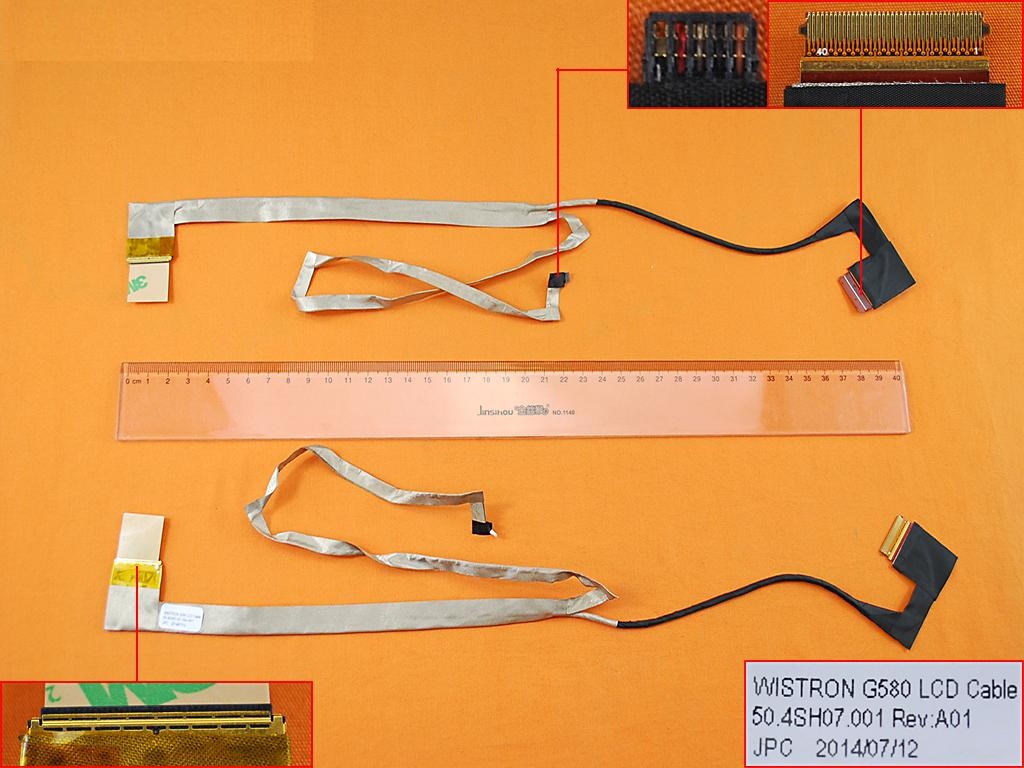 Lenovo G580 G585 G580A G480 G485 Lcd Kablo 50.4Sh07.001 (Version 2)