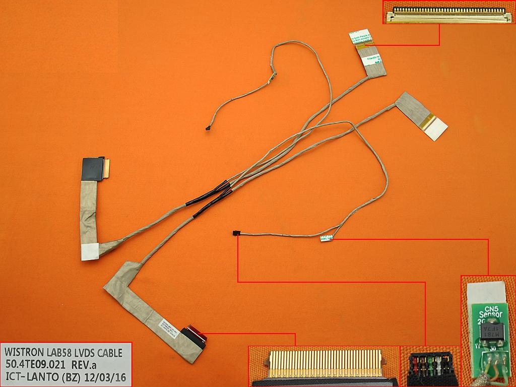 Lenovo V580 Lenovo B580 Lenovo B590 LCD KABLO 50.4TE09.031 50.4TE09.001 50.4TE09.014