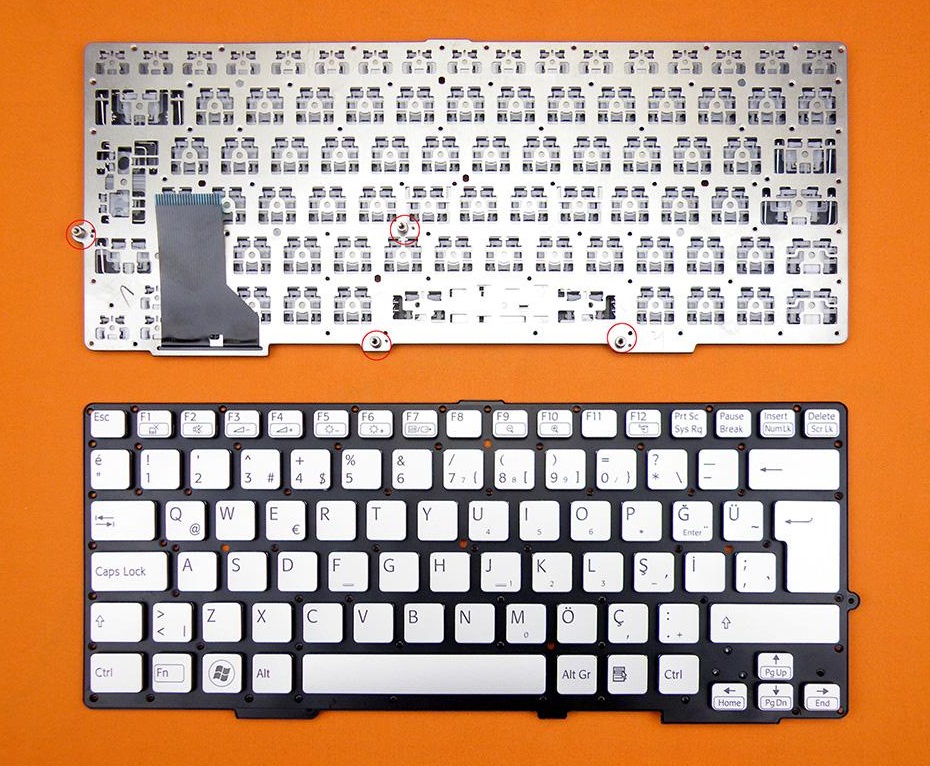 Sony Vaio Sve13 Svs13 KLAVYE TÜRKÇE (GRİ)