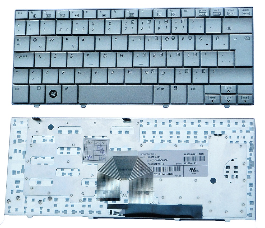 Hp Mini 2133 2140 Klavye Türkçe Tr Nsk-Hb00t 9J.N1b82.00T 468509 6037B0028419 Mp-07C96tq6-930