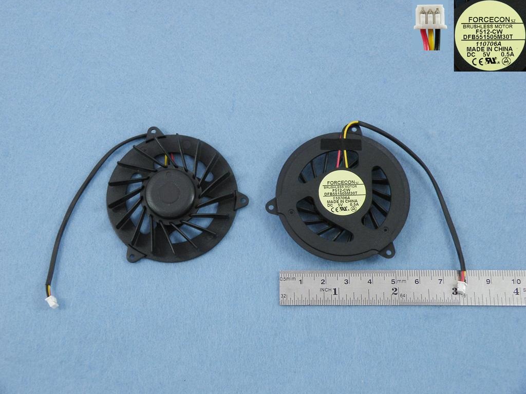 Hp Dv5000 Hp Dv5100 Hp Dv8000 Fan (Amd) Dfb551505m30t F512-Cw Gc055515vh-A Laptop Fan