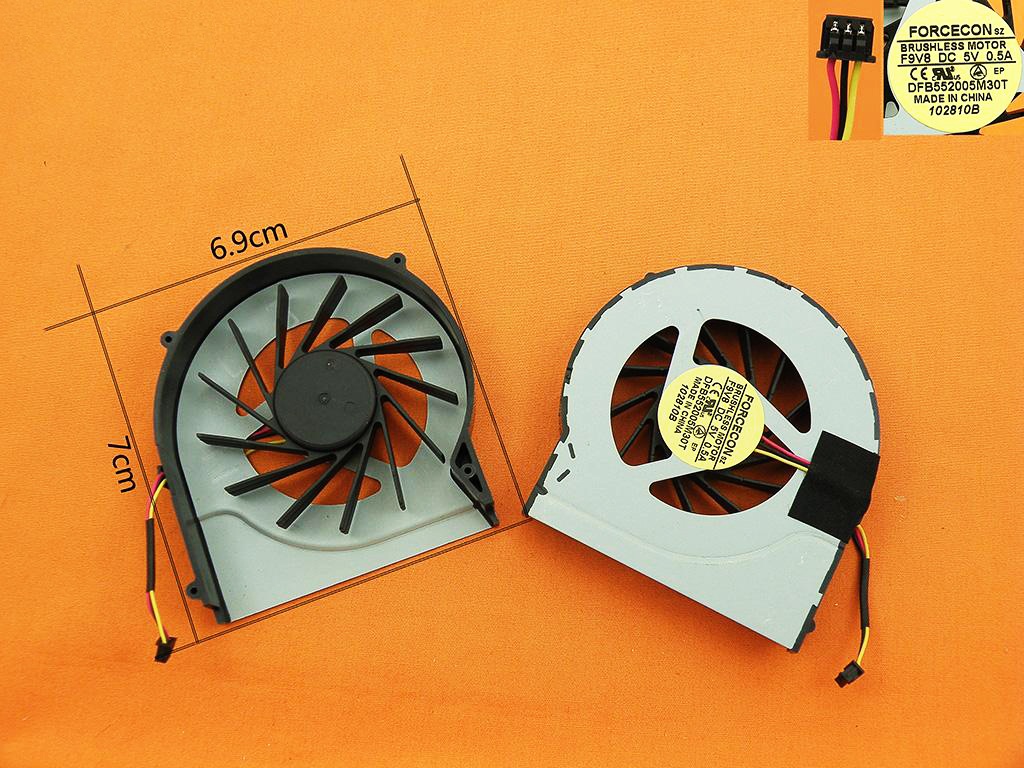 Hp Dv7-4000 Hp Dv6-4000 Hp Dv6-3000 Fan Dfb552005m30t(Dc5v 0.5A) Ksb06105ha Ksb0505ha G70x05ms1ah Falx000epa Notebook Fan