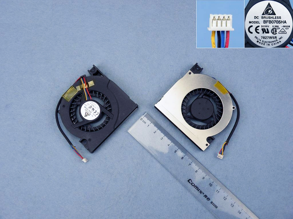 Asus A9T Asus A94 Asus F5 Asus F5RL Asus X50 Asus X51 Asus X53 Asus X59 Asus X61 Asus X61S Fan Gb0575pfv1-A Cpu Fan