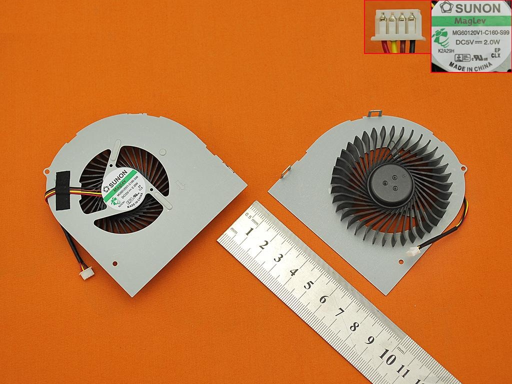 Lenovo Y480, Lenovo Y480a, Lenovo Y480m Lenovo Y480n, Lenovo Y480p Fan Mg75150v1-C000-S99 Laptop Fan