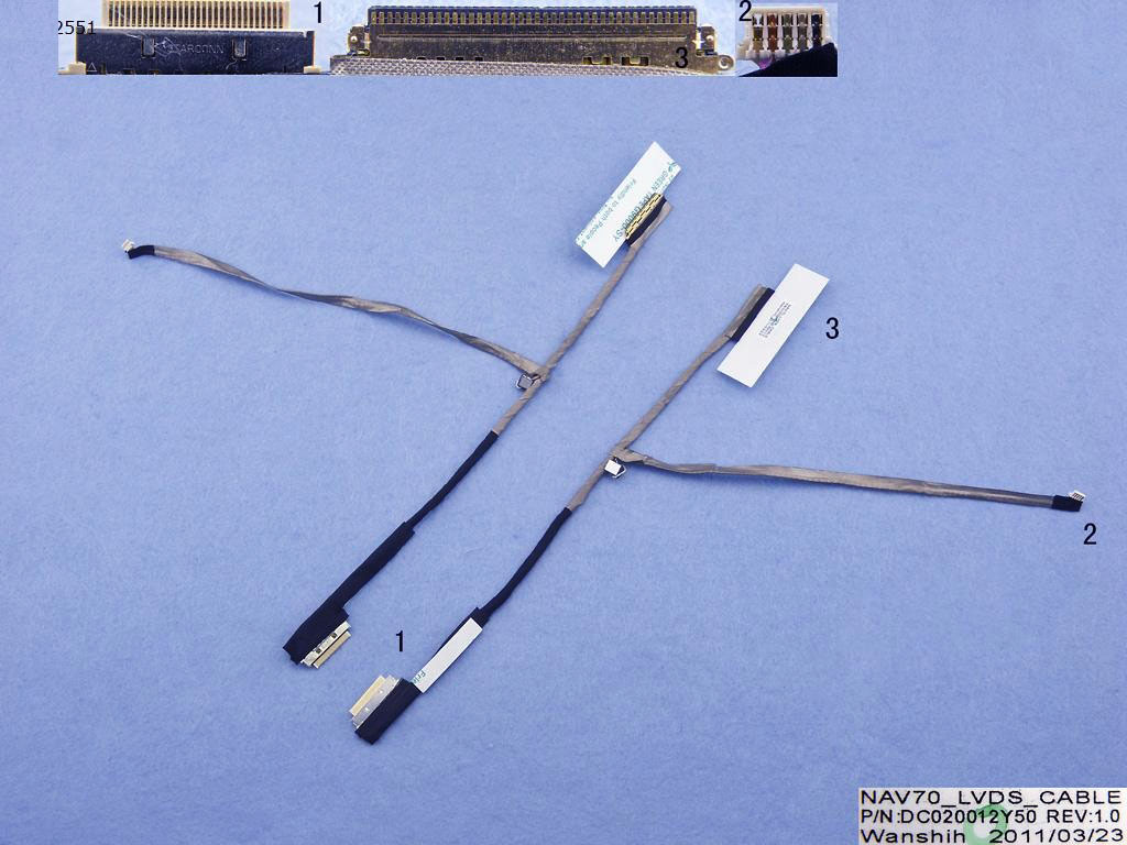 Acer D260 Acer D255 Lcd Kablo Dc020012y50