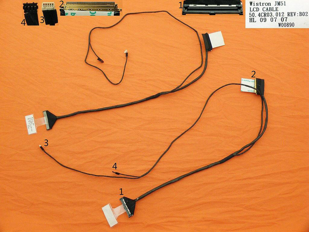 Acer 5810, Acer 5810T, Acer 5810TZ, LCD KABLO 50.4CR03.012