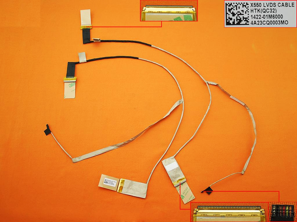 Asus A550, Asus X550, Asus D551, Asus R510 Lcd Kablo 1422-01M6000
