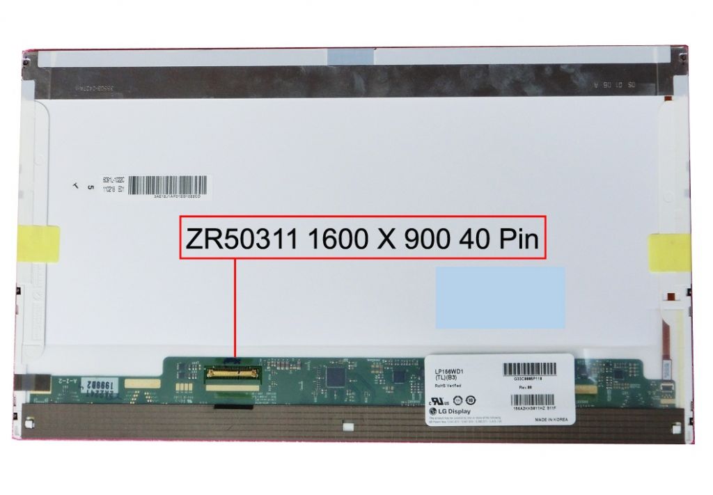 Oem 15.6 40 Pin Led 1600X900 LTN156KT02 LP156WD1 TL B2 LP156WD1 TLB3 / B2 B156RW01 V.1 N156O6-L01 Mat Lcd Panel