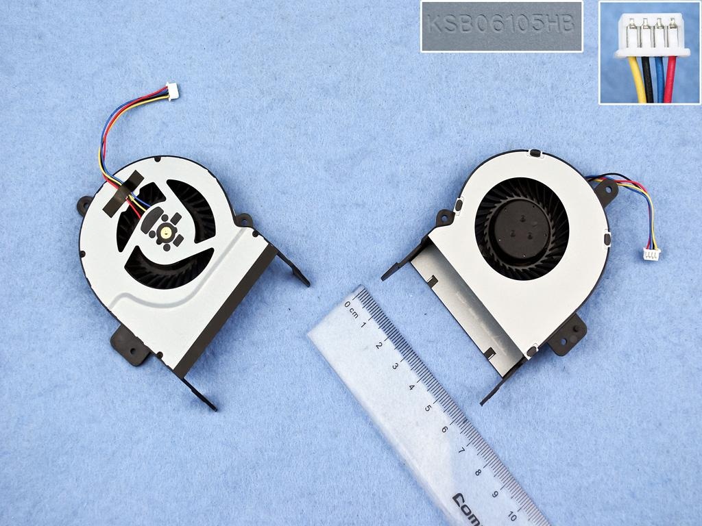 Asus X55v, Asus X55vd, Asus X45c, Asus X45vd, Asus R500v, Asus K55vm Fan Ksb06105hb Laptop Fan (14mm)