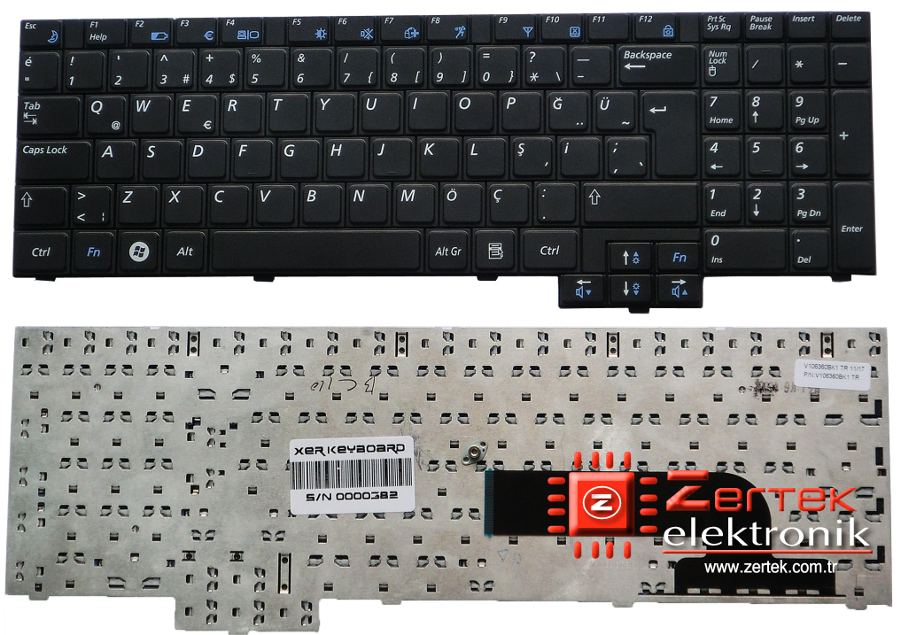 Samsung X520, Samsung  X118, Samsung  X318, Samsung X418, Samsung  X420, Klavye Türkçe V106360bk1