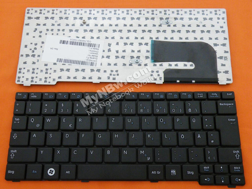 Samsung N148 N150 N158 Nb20 Nb30 Klavye (ALMANCA) Cnba5902687cbil904r Cnba5902767cdnr1a