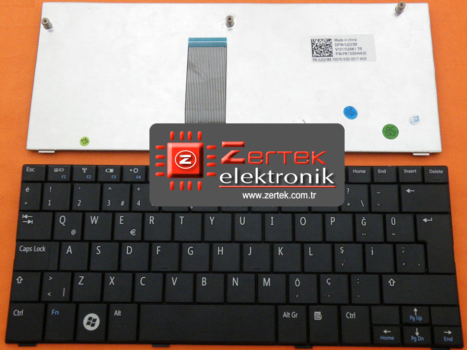 Dell İnspiron Mini 1010 Klavye Türkçe  V101102AK1, PK1306h4a30