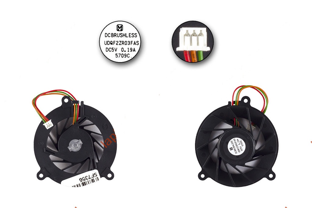 Asus F8P F8V F80Q F80 Fan UDQF2ZR03FAS