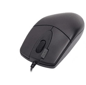 A4 Tech OP-720 Optik PS/2 Siyah Kablolu Mouse