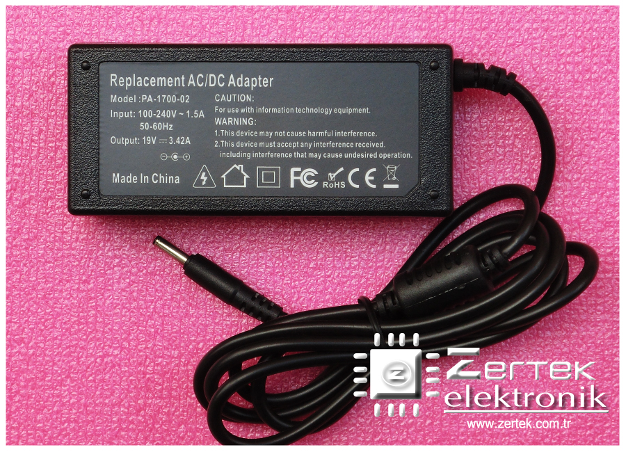 Casper CGA 65 Watt 19V 3.42A Casper Nirvana Cga Notebook Adaptör