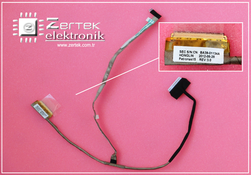 Samsung NP300V5A, Samsung NP200A5B, Samsung NP300E5A, Samsung NP305E4A, Samsung NP300V5A-A05 Notebook Lcd Kablo BA39-01134A