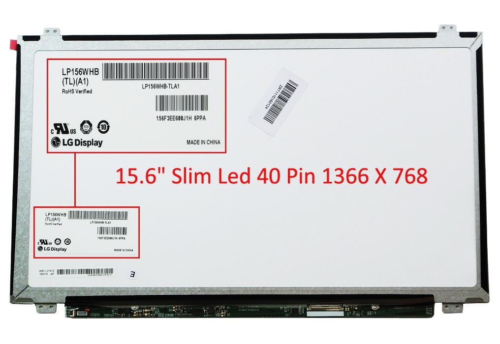 BOE 15.6 40 Pin Slim Led 1366X768 NT156WHM-N10 LP156WHB TL A1 NT156WHM-N10 SAMSUNG LTN156AT35 LP156WH3 TL SA N156BGE L41 Lcd Panel
