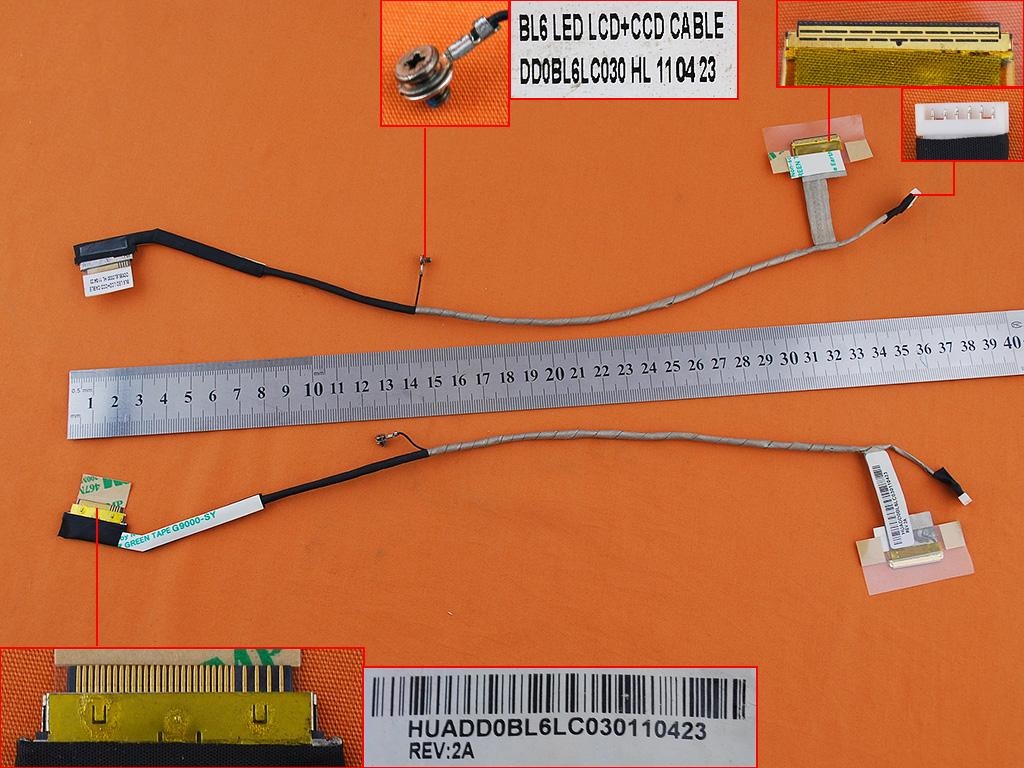 Toshiba L650, Toshiba L655, Toshiba L655D Lcd Kablo BL6 DD0BL6LC010