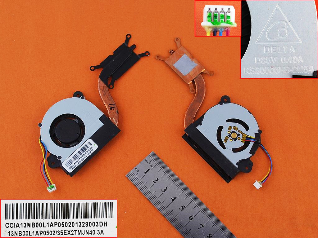 Asus Q200E, Asus S200E, Asus X201E, Asus  X202E Fan KDB05105HB