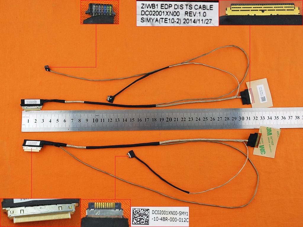 Lenovo B50-30, Lenovo B50-45, Lenovo B50-70, Lenovo B50-75 Touch Lcd/Led Kablo Dc02001XN00