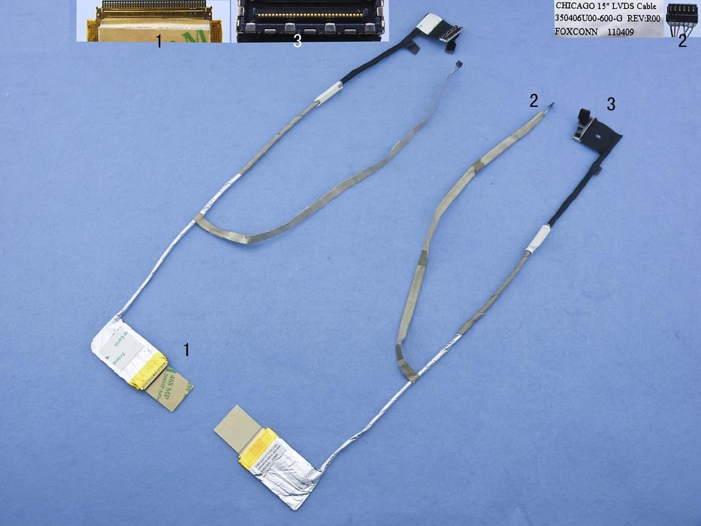 Hp CQ57, Hp CQ630 Lcd Kablo 350406W00-09M-G,