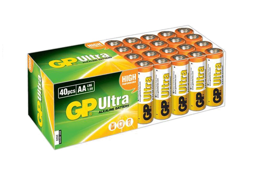 GP 15AU-2MTPB40 Alkalin Kalem AA 40 lı Pil