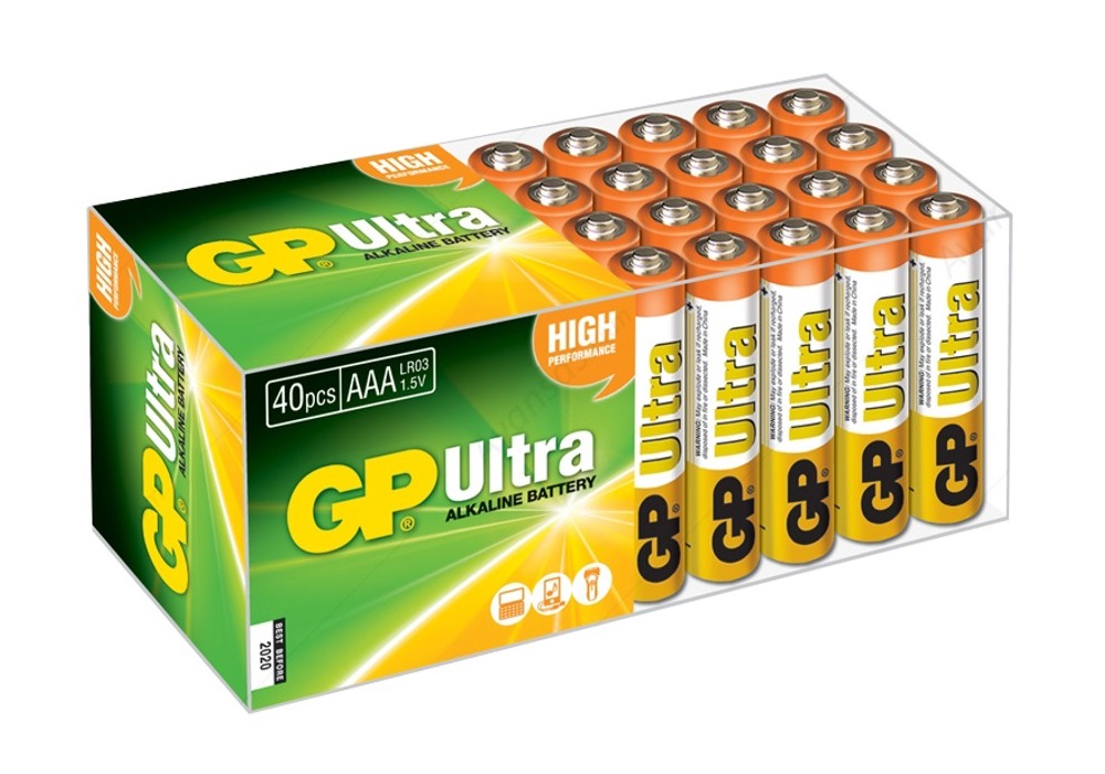 GP 24AU-2TRB40 İnce Kalem AAA 40 lı Pil