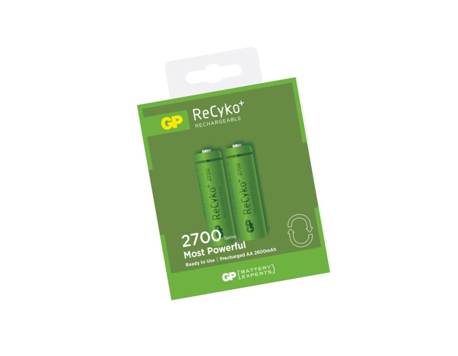 GP 2700 mAh Recyko Şarjlı Kalem AA 2 li Pil