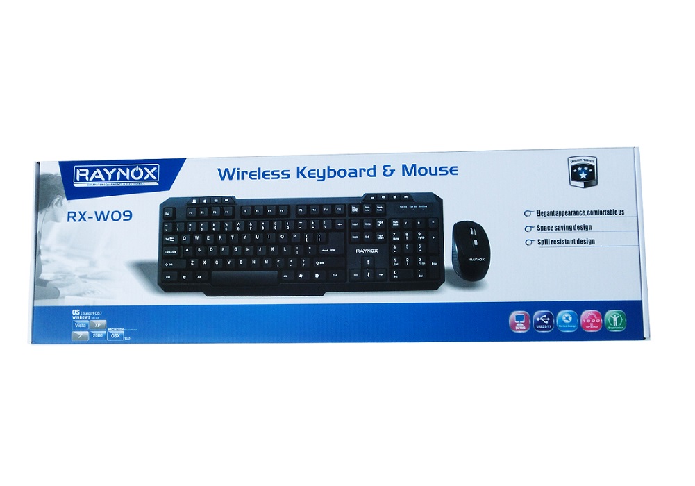 Raynox RX-W09 Kablosuz Klavye Mouse Set