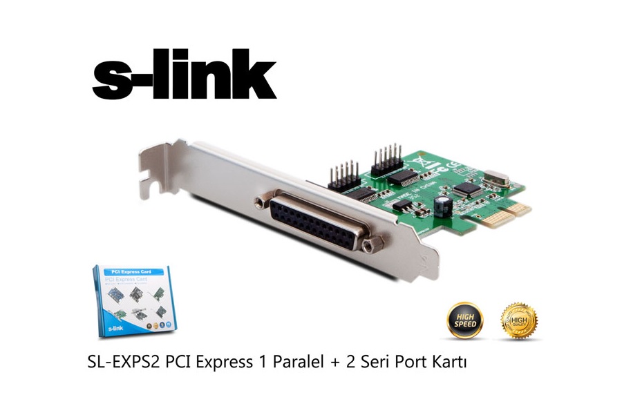 S-Link SL-EXPS2 PCI Express Paralel Seri Arabirim Kartı
