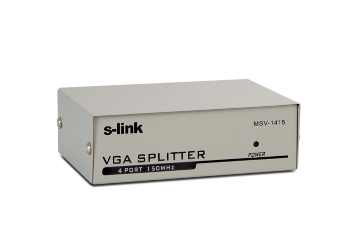 S-link SL-MSV1415 150 Mhz. 4 Port Vga Çoklayıcı Splitter