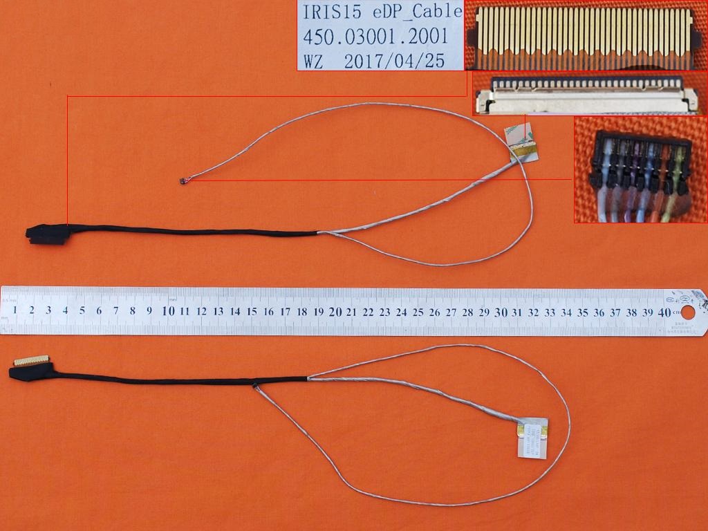 Dell inspiron 15-3552, 3551, 3552, 3558, 3559 30 Pin, Lcd/Led Kablo 450.03001.2001 0X2mp1