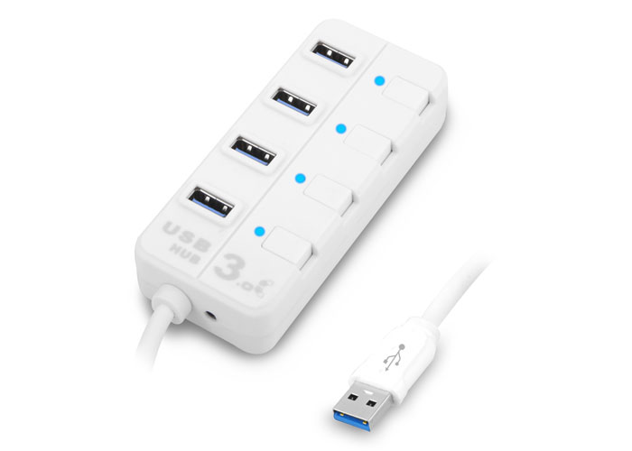S-Link SL-U307W 4 Port Beyaz Usb 3.0 Çoklayıcı Hub