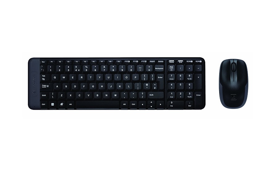 Logitech MK220 Kablosuz MM. Klavye Mouse Set Siyah 920-003163