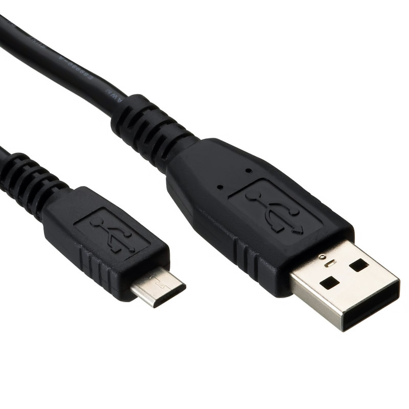 USB 2.0 A Mikro Usb Siyah Kablo