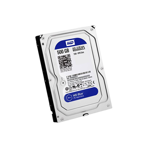 WD Blue 3.5 500GB Pc Harddisk SATA3 7200RPM 32MB WD5000AZLX