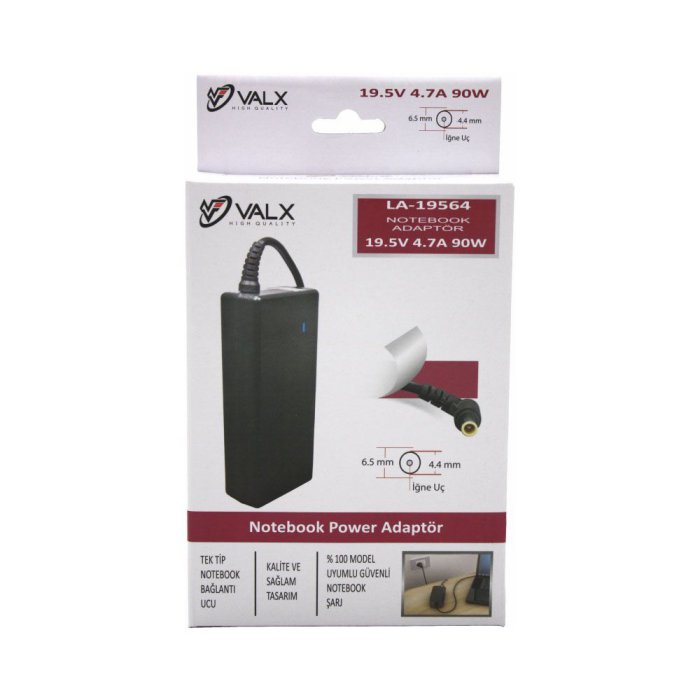 Lg / Sony 90 Watt 19.5V 4.74A Notebook Adaptör 6.0 X 4.4 mm.